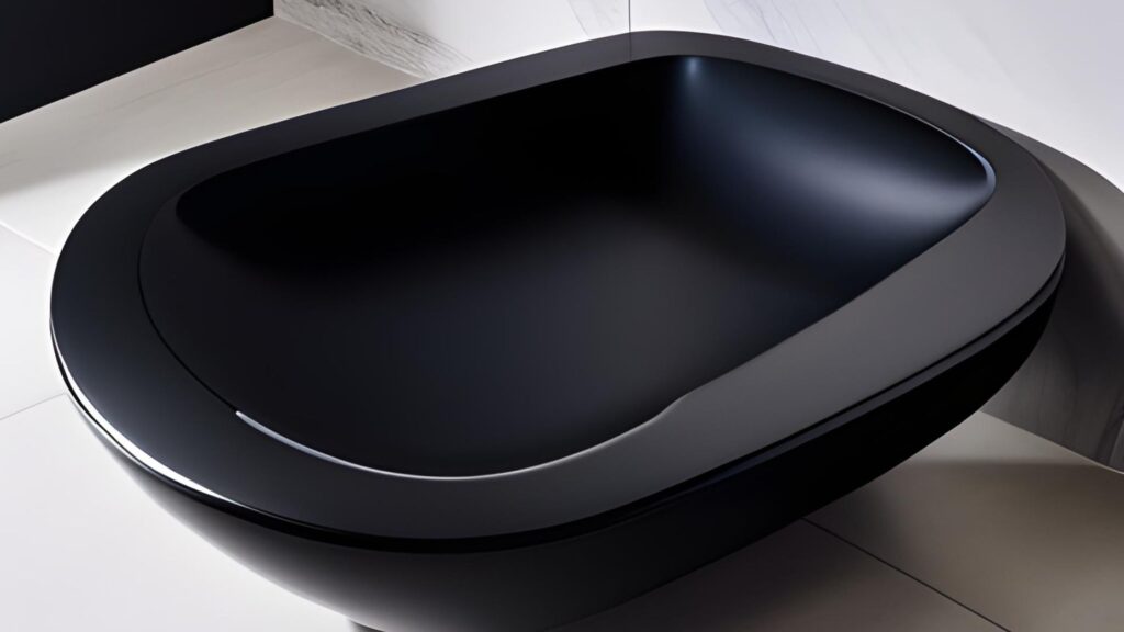 Kohler Black Elongated toilet seat